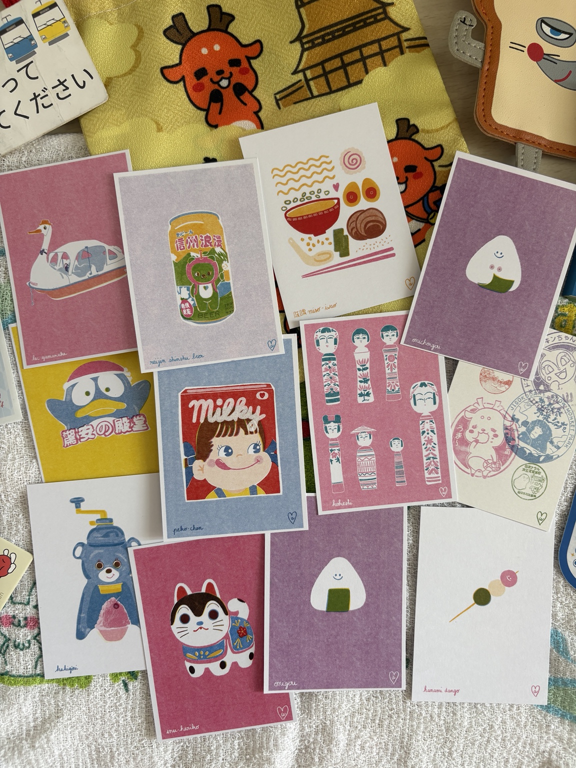 Collection de mini prints illustrés